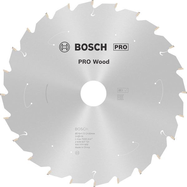 Bosch Pro Holzsägeblatt mit 216 Millimeter Durchmesser