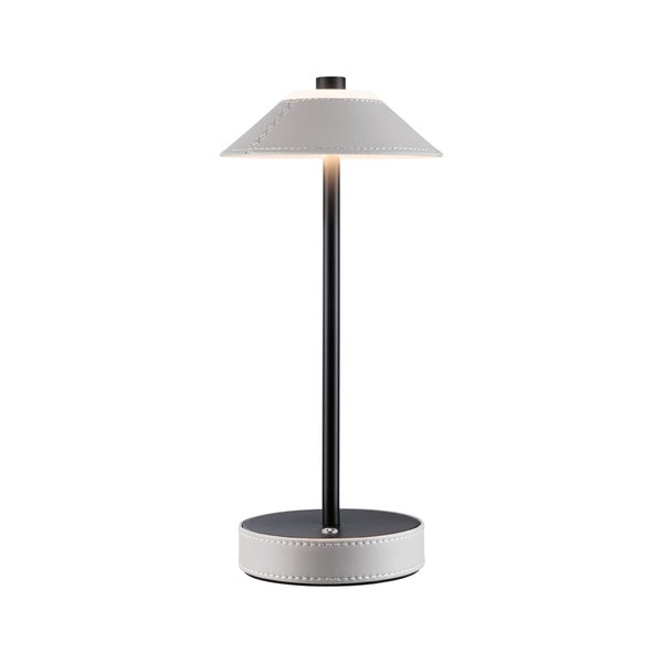 Mobile Tischleuchte Pellini White Switch 300lm 2W Beige, Schwarz matt