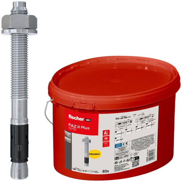 Fischer FAZ II Plus Bolzenanker im Eimer