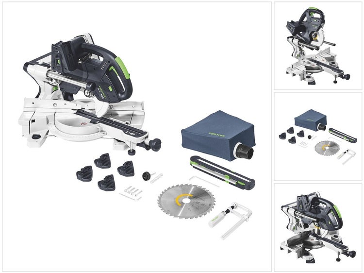 Festool KSC 60 EB-Basic KAPEX Akku Kapp Zugsäge 18 V / 36 V 216 mm ( 576847 ) Brushless Solo - ohne Akku, ohne Ladegerät