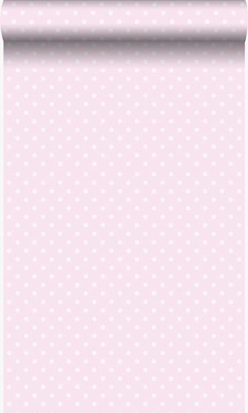 Origin Wallcoverings Tapete Punkte Rosa - 53 cm x 10,05 m - 346818
