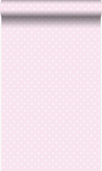 Origin Wallcoverings Tapete Punkte Rosa - 53 cm x 10,05 m - 346818