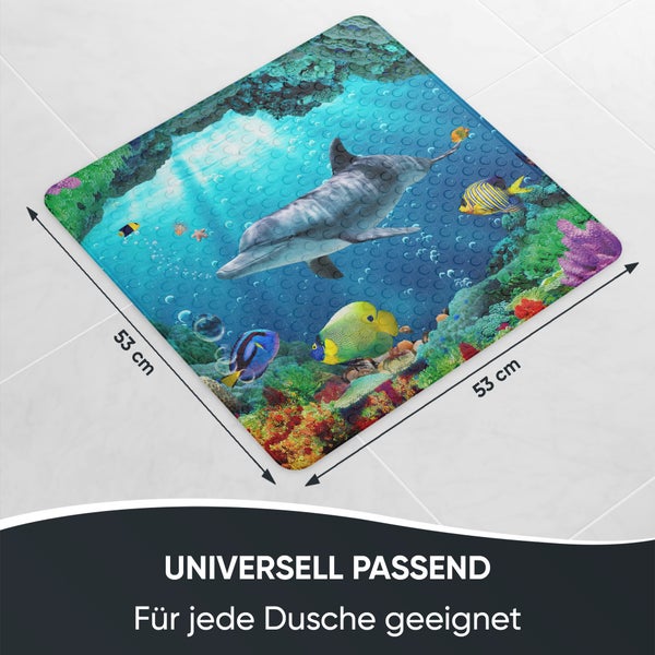 Sanilo Badematte Delphin Korallen
