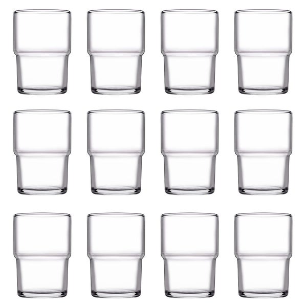 Wassergläser, Trinkgläser 12er Set - Hill, 200ml