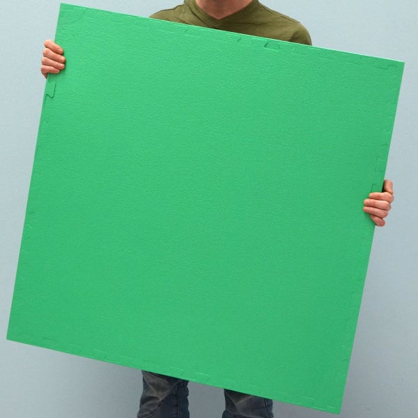 360x180 XL Trainingsmatte mit Rand - 8er Set 90x90 Bodenmatte Grün