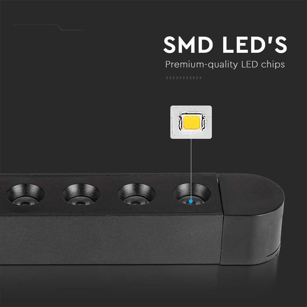 Nahaufnahme von SMD-LEDs, hochwertige LED-Chips