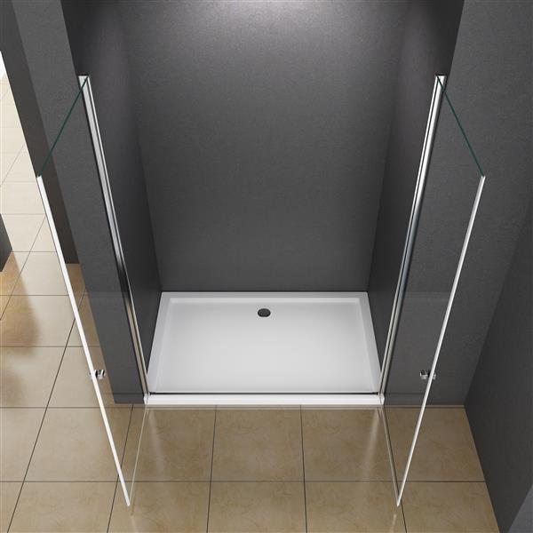 BuyLando Maja 125x195 cm Duschtür Nischdusche Klarglas