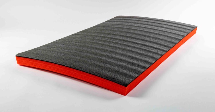 TYGR-Multilayer Schaumstoff rot 1000x600x50 |DIY-Werkzeugeinlage für Werkzeug, Kamera & Co