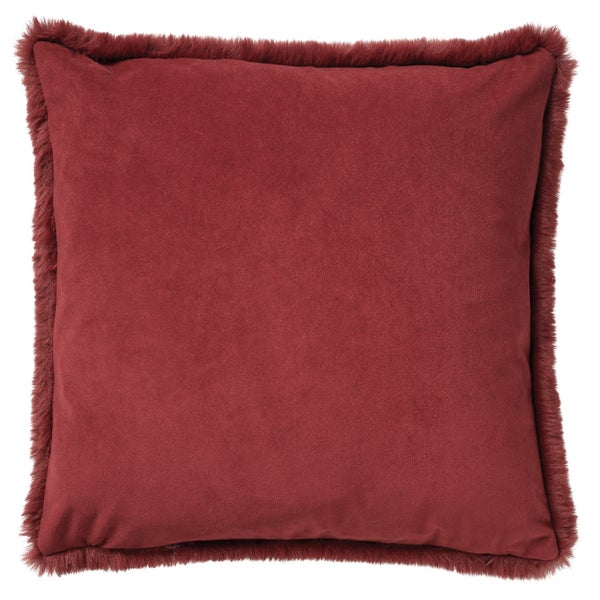 Zaya Kissenbezug - Bont look 45x45 cm, Rot