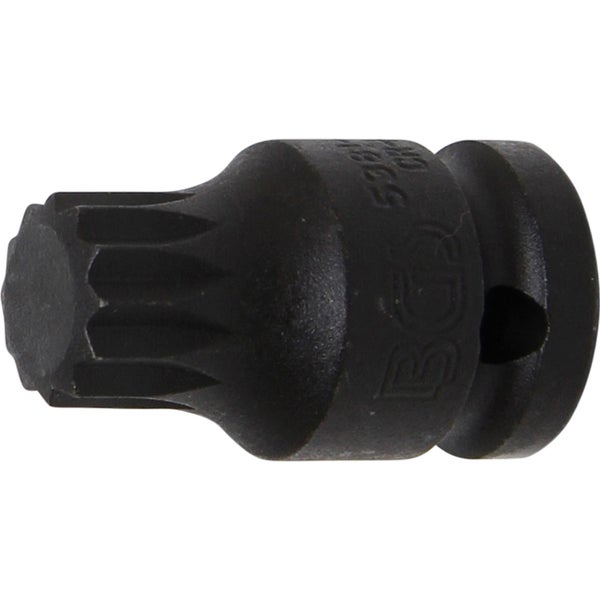 BGS Kraft-Bit-Einsatz Antrieb Innenvierkant 12,5 mm (1/2) Innenvielzahn (für XZN) M18 - 5381-M18