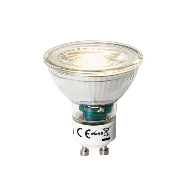 Set mit 5 GU10 3-staps dimbaar LED lamp 7W 700 lm 3000K