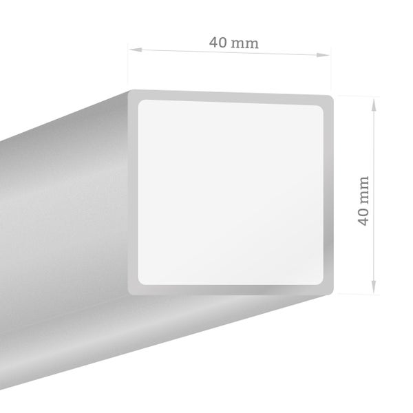 Zaunpfosten 4 x 4 cm bis 150 cm - Länge: 80cm