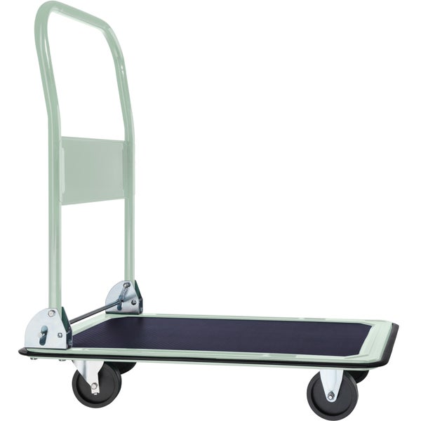 Plattformwagen tectake  klappbarer Handgriff Ladefläche 73 x 47 cm