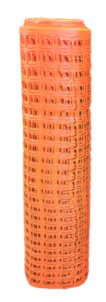 UvV HEAVY 12kg Fangzaun Absperrnetz Bauzaun Kunststoff 50x1m / orange