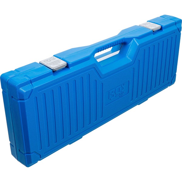 Blauer Werkzeugkoffer aus Kunststoff