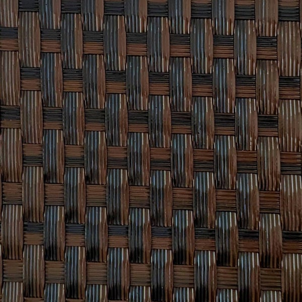 Nahaufnahme von geflochtenem Kunststoff