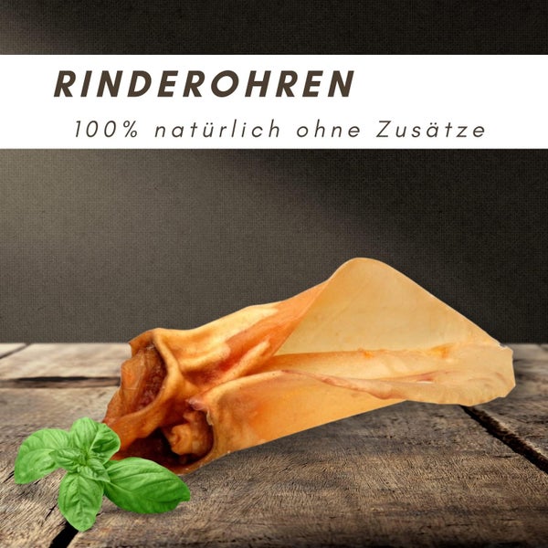 Rinderohren, ein natürlicher Hundesnack ohne Zusätze