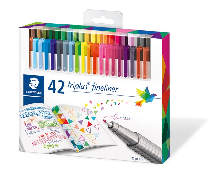 STAEDTLER Fineliner triplus 42er Set