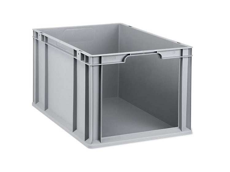 PROREGAL Eurobox NextGen Store HxBxT 32 x 40 x 60 cm 65 Liter Front Offen Eurobehälter Transportbox