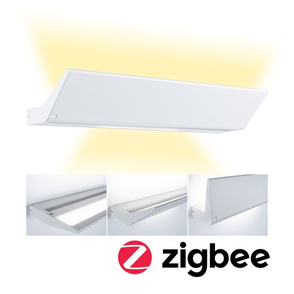 LED Wandleuchte Smart Home Zigbee 3.0 Ranva Tunable White 1400lm / 210lm 230V 13W dimmbar Weiß matt