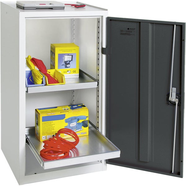 Nahaufnahme einer Kiefer mit Zapfen und Nadeln