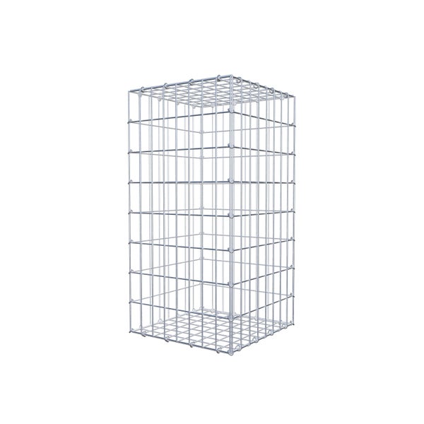 Gabione 80 cm x 40 cm x 40 cm (L x H x T), Maschenweite 5 cm x 10 cm, C-Ring