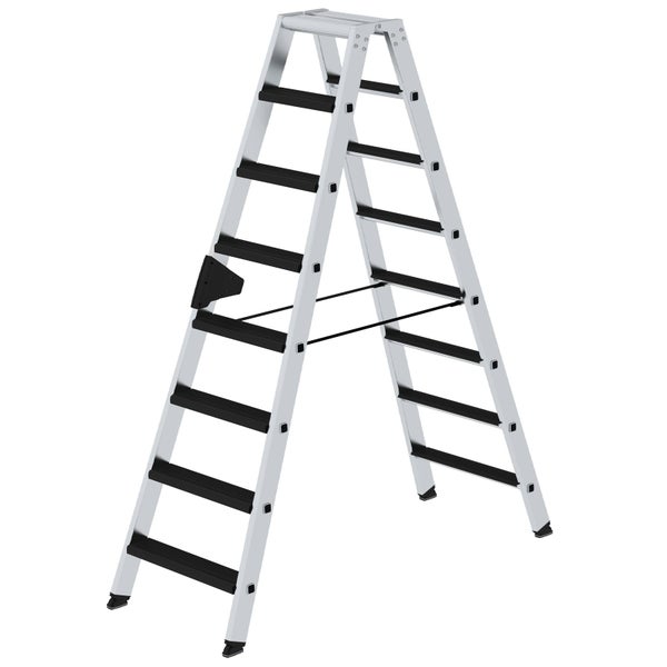 MUNK Stehleiter beidseitig begehbar mit relax-step 2x8 Stufen