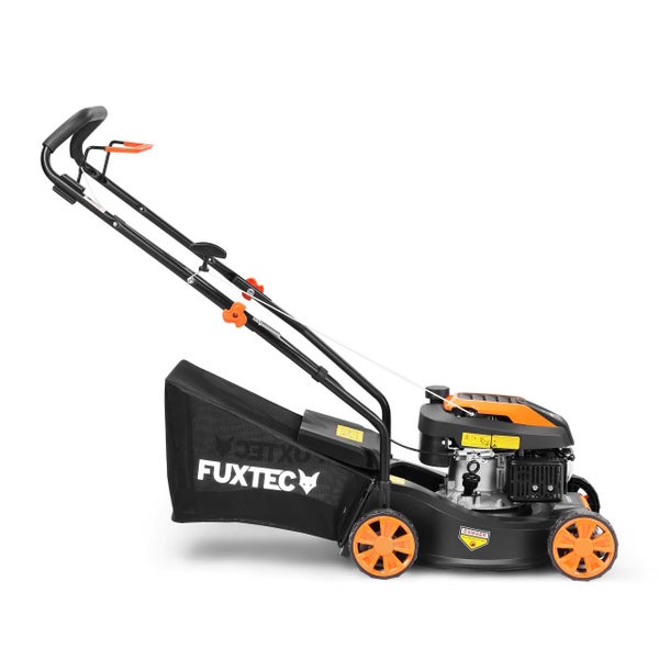 Rasentrimmer mit Fangkorb von Fuxtec