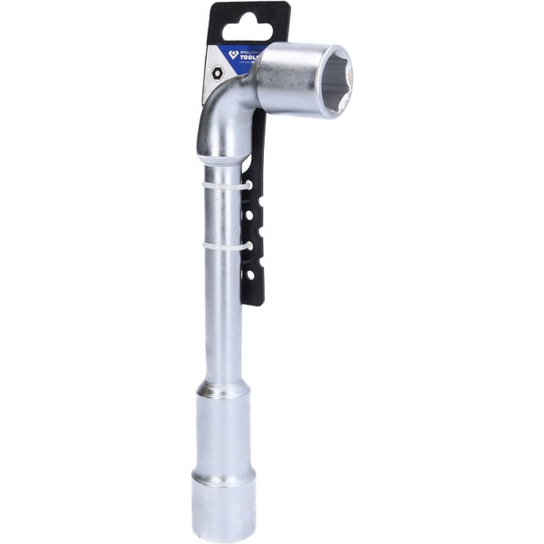 Moderner Einzelcarport aus grau lasiertem Holz mit Flachdach, Rückwand und integriertem Geräteraum, mit geparktem Auto.