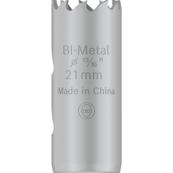 Bimetall Lochsäge Durchmesser 21 mm