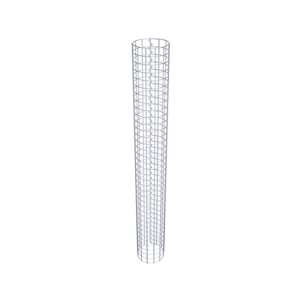 Gabionensäule Durchmesser 22 cm MW 5 x 5 cm rund - Höhe: 180 cm
