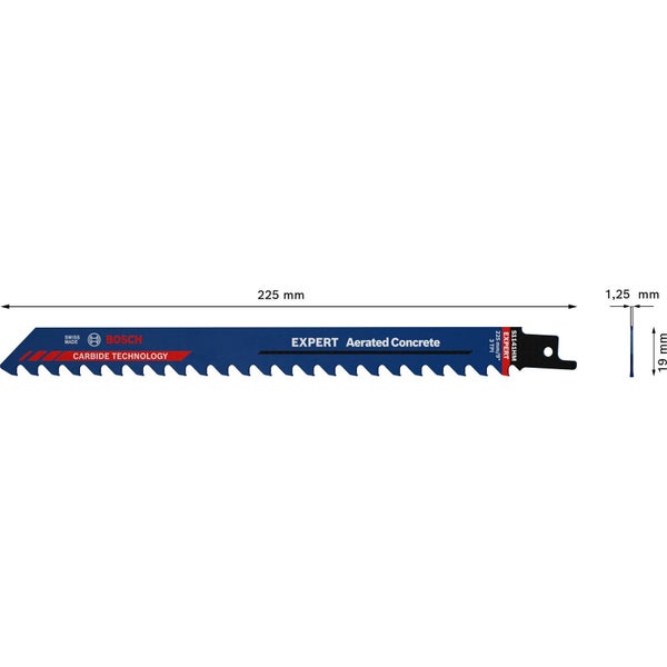 Bosch 10x Expert Aerated Concretet S 1141 HM Säbelsägeblatt - 2608900409