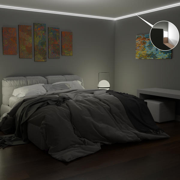 Tapetenrolle mit Streifenmuster