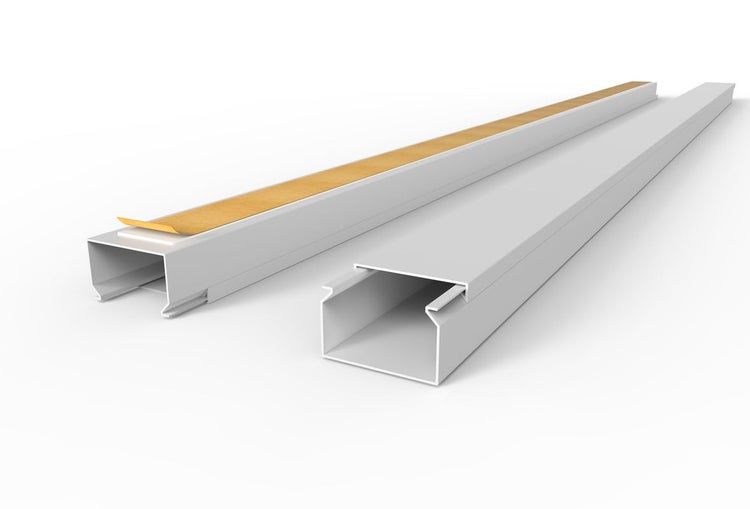 CILSON WDK4025SW Art.-Nr. 6700250.1 Kabelkanal Selbstklebend 40x25mm Weiß - 1 m / 1000 mm, Maximale Kapazität, Einfache Kabelunterbringung