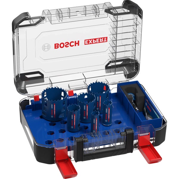 Bosch Expert Lochsägensatz in geöffnetem Koffer