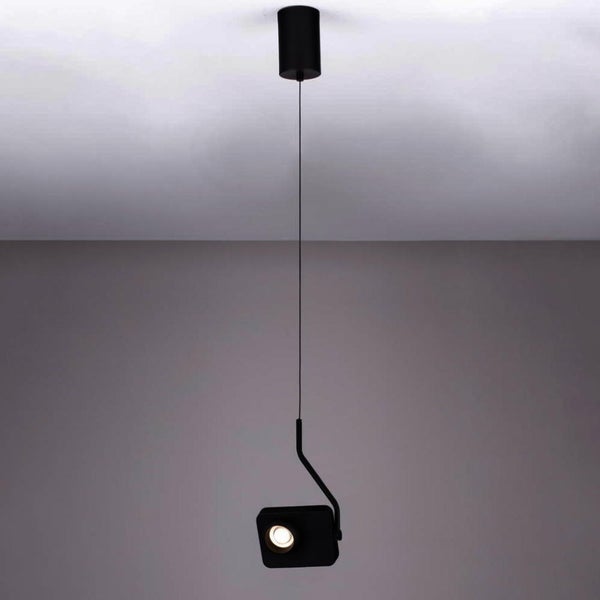 LED Pendelleuchte Kedros in Schwarz 9W 717lm