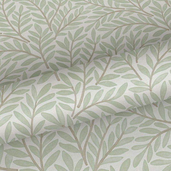 Dekorativer Stoff mit Blattmuster