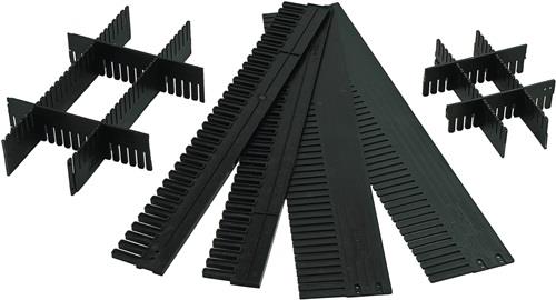 LA-KA-PE 10x Unterteiler für Transportstapelbehälter Höhe 120 mm - TRK 120/5