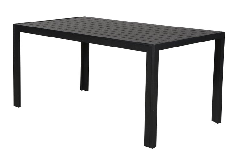 Cult Gartentisch, 150 cm schwarz/schwarz. 150 X 90 X 75 cm
