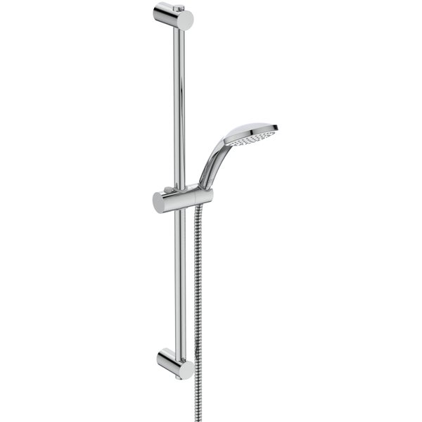 Duschstangenset mit Handbrause und Brauseschlauch