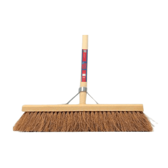 Kokosfaser Besen mit Holzstiel