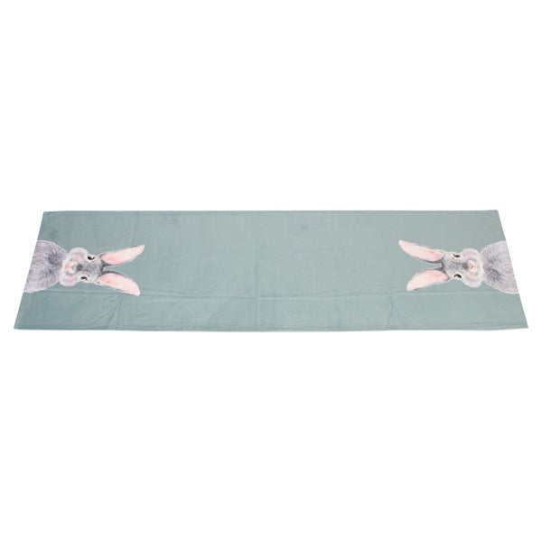 FRANK FLECHTWAREN | Tischläufer Häschen, POLYESTER, 40 x 140 cm