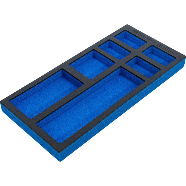 BGS Werkstattwageneinlage 1/3 leer: 7 Ablagefächer 408 x 189 x 32 mm - 74363