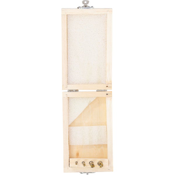 BGS Technic Bohrerset mit vier HSS-Bohrern im Holzkasten