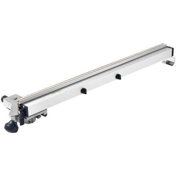 Festool Winkelanschlag für Führungsschienen aus Aluminium mit Feststellknauf und Einstellskala.