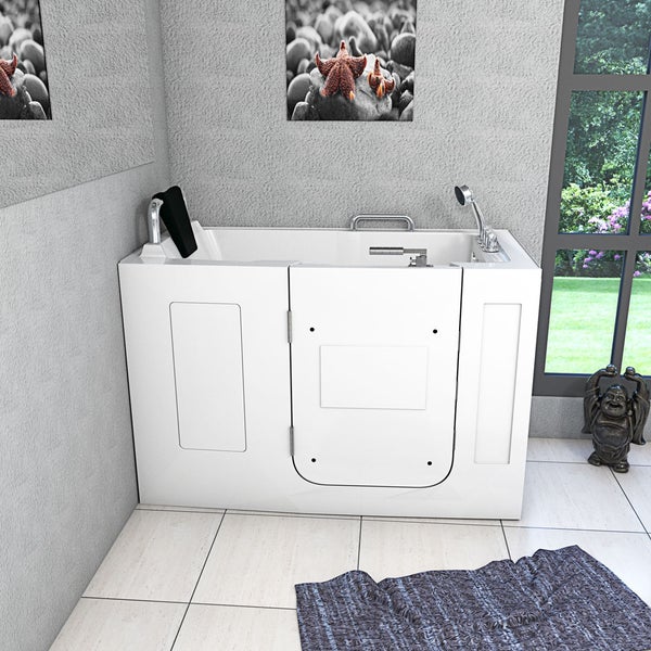 Sitzbadewanne Senioren Wanne mit Tür S07-TH-A-L 76x140cm