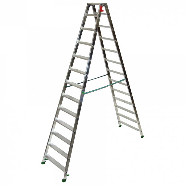 Aluminium Klappleiter mit Stufen