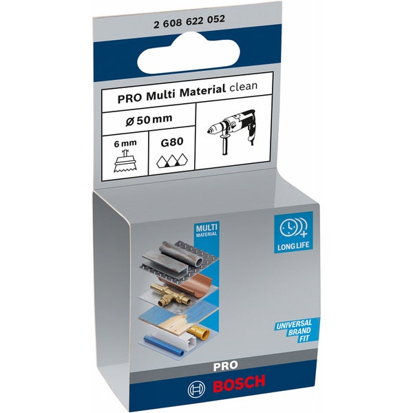Bosch PRO Multi Material clean Topfbürste 50 x 1 mm gerader Schaft - 2608622052