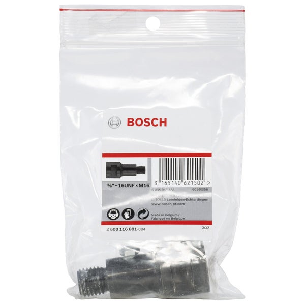 Bosch Adapter zu Diamantdosensenker, Adapter Maschinenseite: 5/8-16UNF mit M 16 - 2600116081
