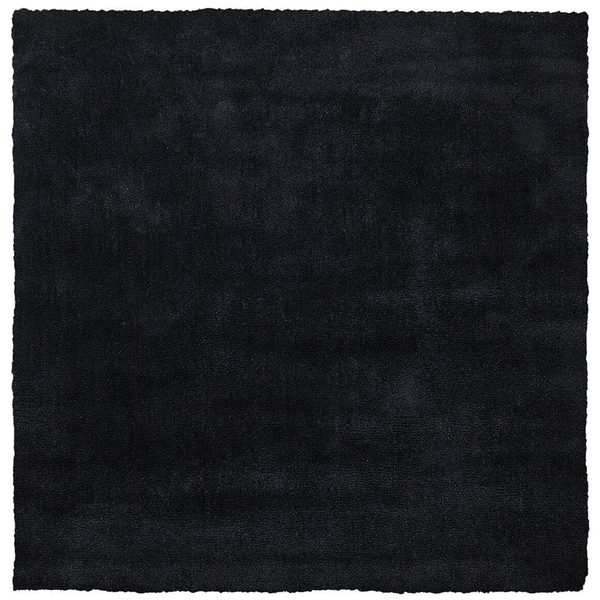 Zottelteppich DEMRE Schwarz 200 x 200 cm